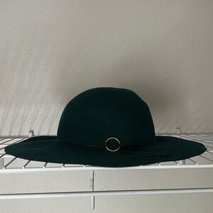 Dark Green Fall Hat
